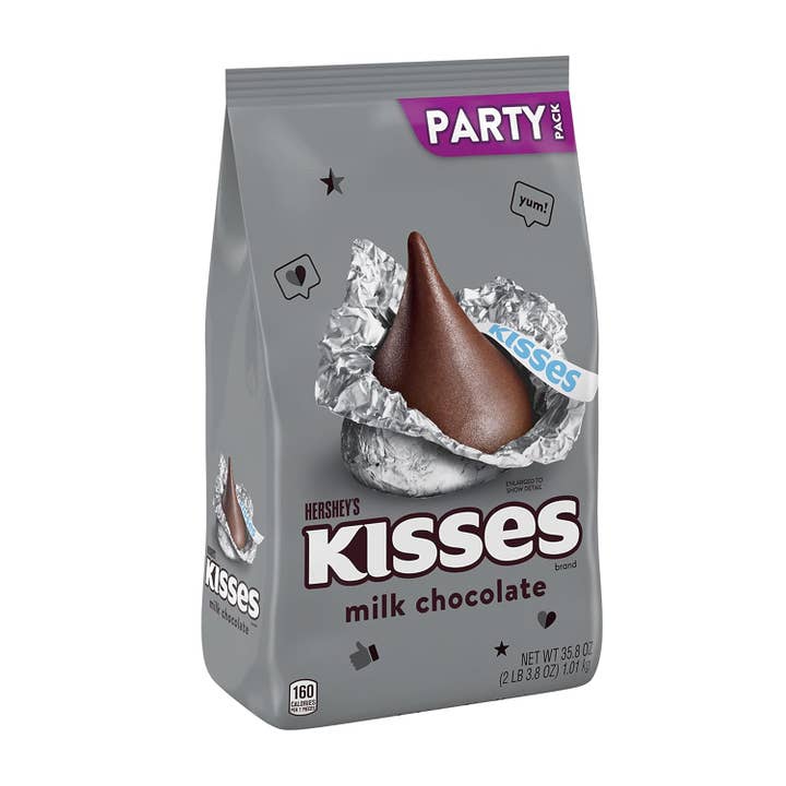 Bolsa de 1,04 kg de Hershey Kisses de chocolate con leche para venta al por mayor de Long Island Candy Factory
