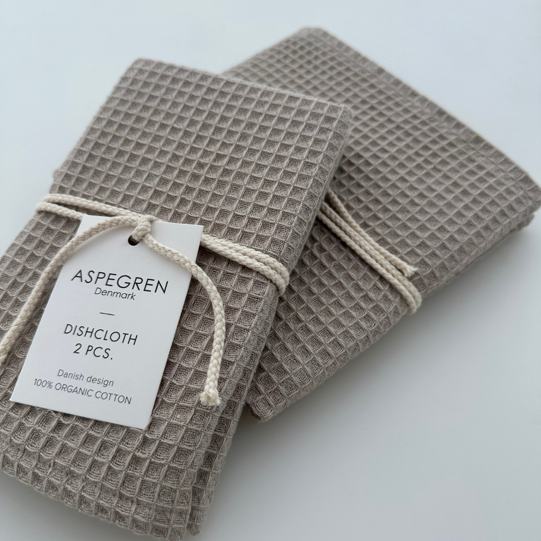Aspegren Denmark - Wholesale Tea Towel - Tea Towel - 100% Organic Cotton - North - Oyster Gray1