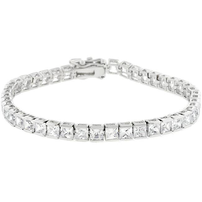 Clear Cubic Zirconia Tennis Bracelet for wholesale by JGoodin