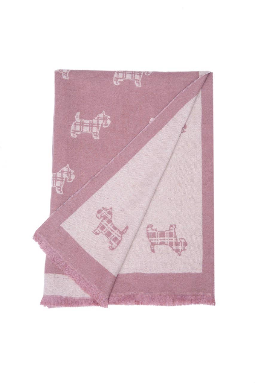 Alba Wholesale - Wholesale Scarf - Women's - Supersoft Tartan Scotty Dog Scarves3