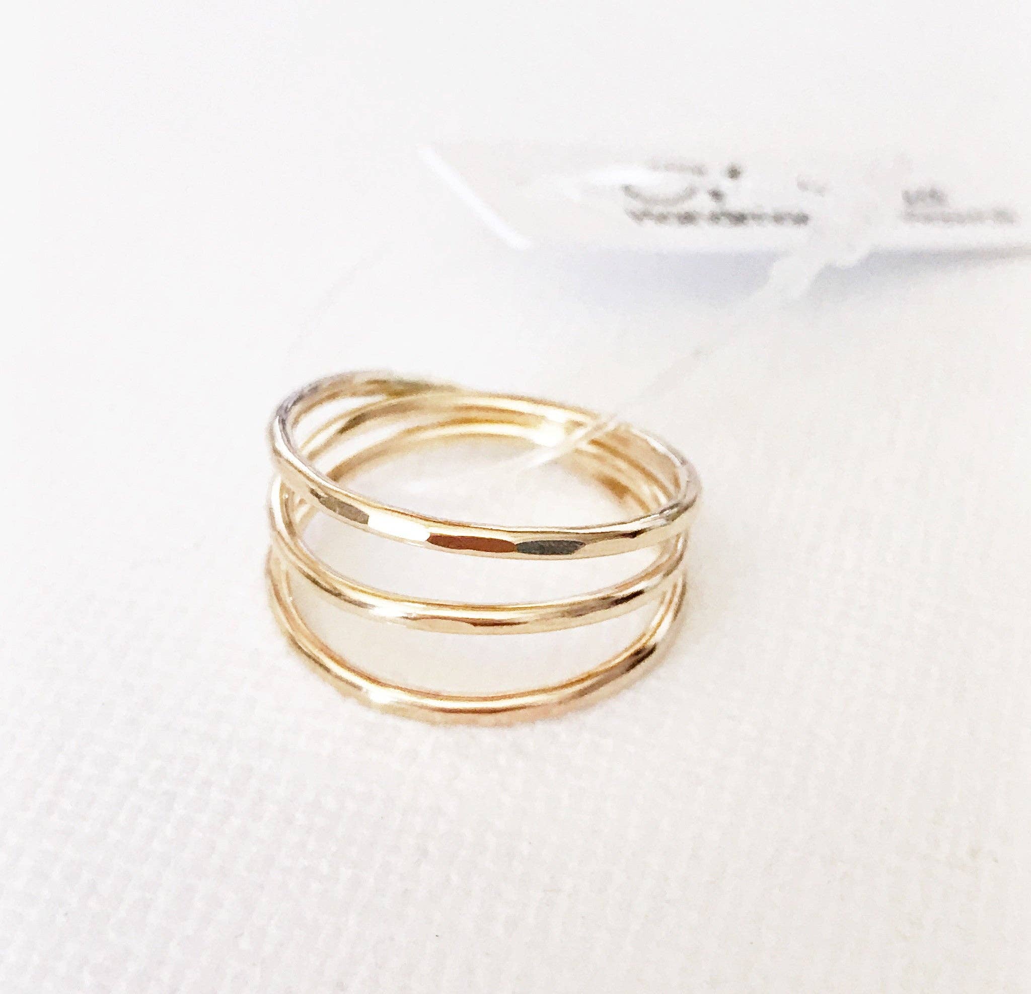 Maimoda Jewelry - Wholesale Band/Stacked Ring - Ring Sharla - triple wraps ring (R155)1