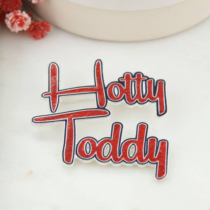Seasons Jewelry - Wholesale Lapel Pin/Button - Mississippi Hotty Toddy Slogan Pin