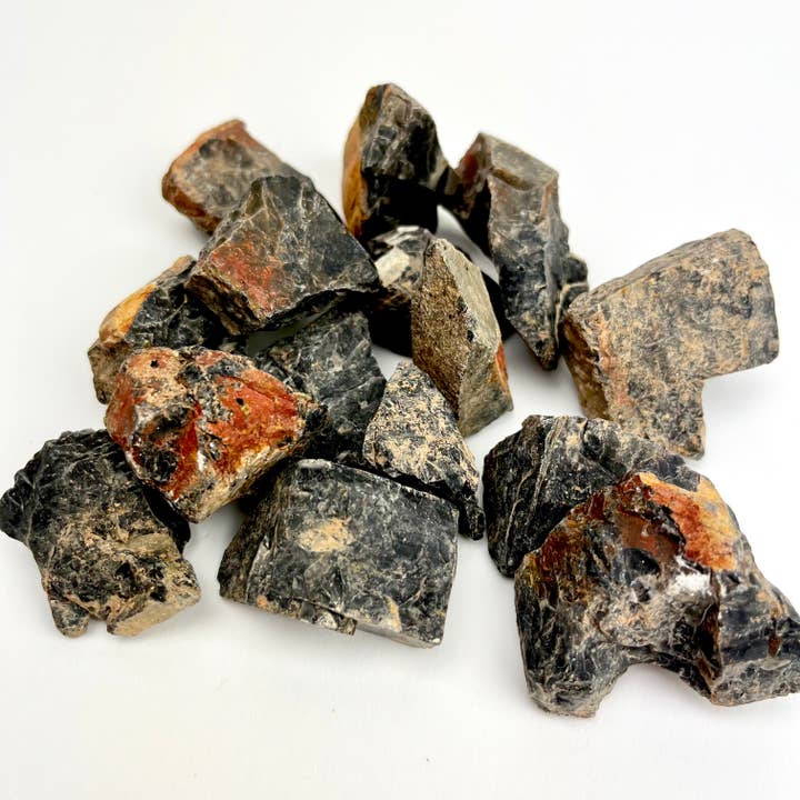 Pelham Grayson Rose - Wholesale Spirituele steen/kristal - Zwarte onyx | ruw | 30-50mm | 1 lb2