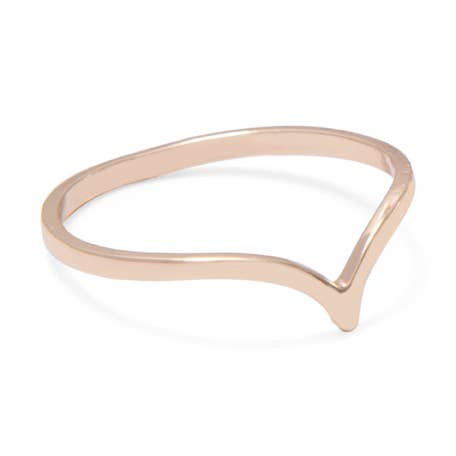 Chevron Ring for engroshandel hos A Weathered Penny Jewellery