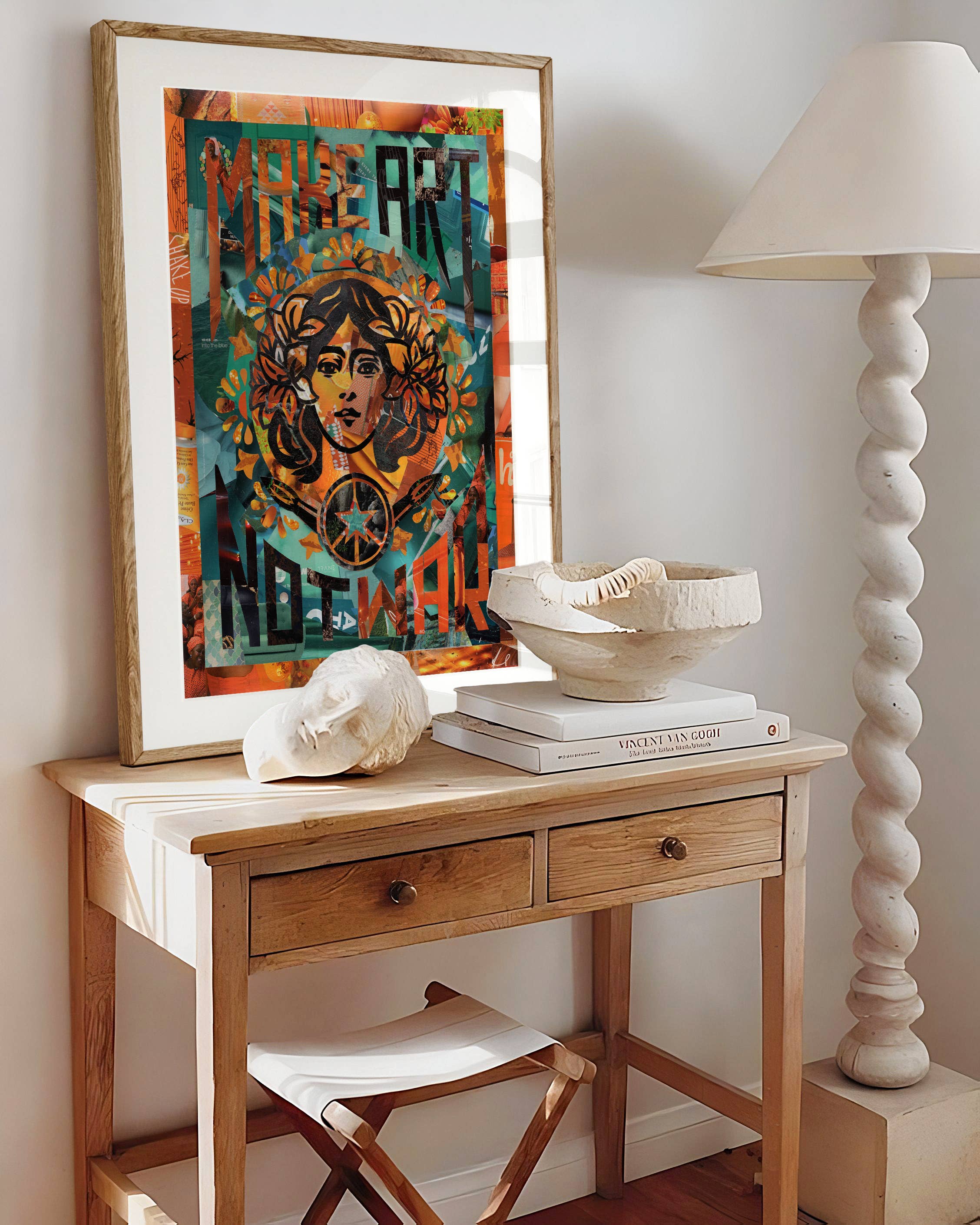 Artpoptart - Wholesale Art Print - Make Art Not War Art Print4