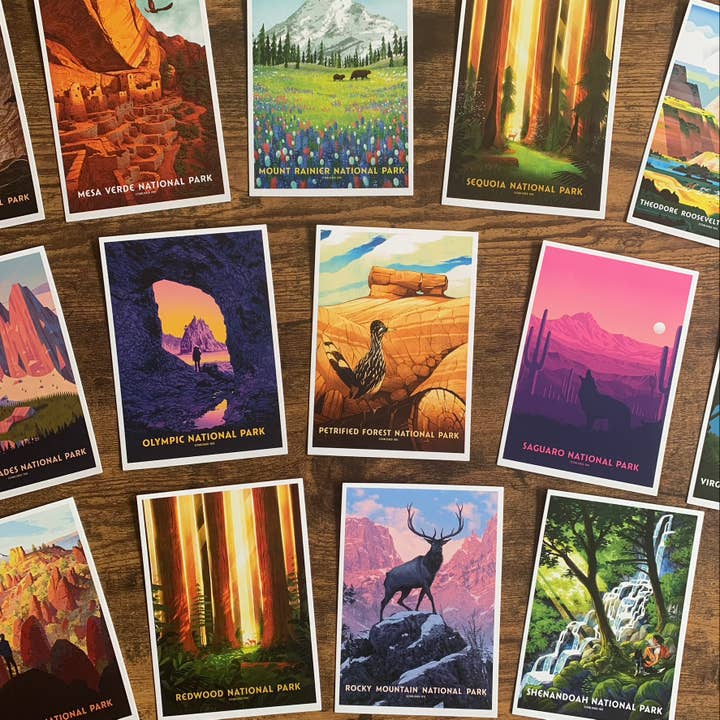 Magnifique Hearts - Vendita all'ingrosso Cartoline - Cartoline dei parchi nazionali americani, meraviglie naturali 4.6X6.47