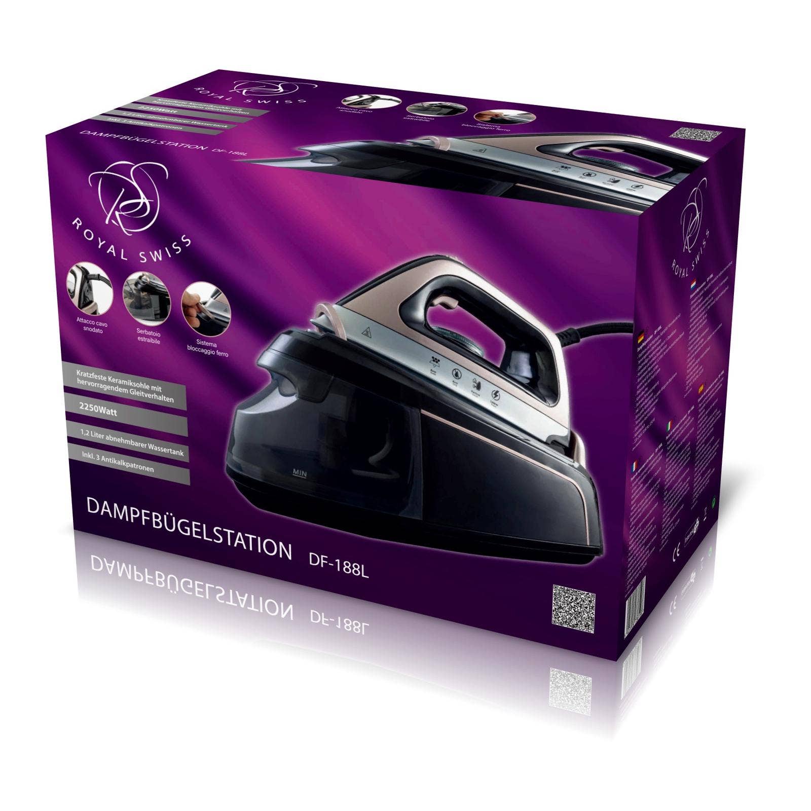 Royal Swiss - Wholesale Iron - Steam Generator Iron 2250 W - 3.5 Bars1