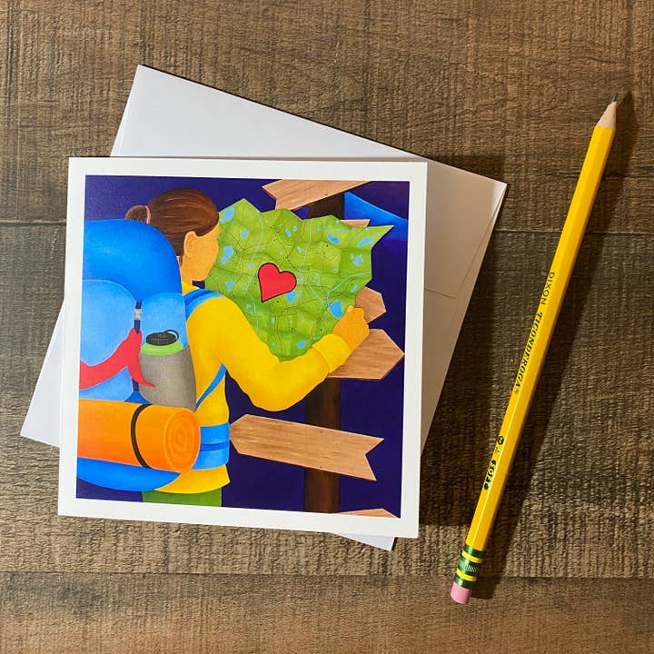 Follow Your Heart Card for wholesale by Myoutdoorart