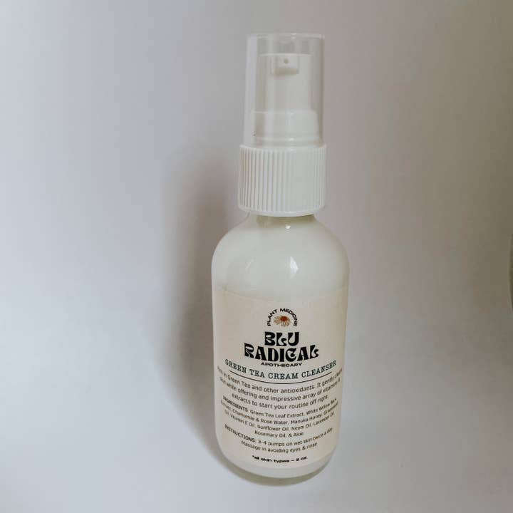 Green Tea Cream Cleanser for wholesale by Blu Radical Apothecary