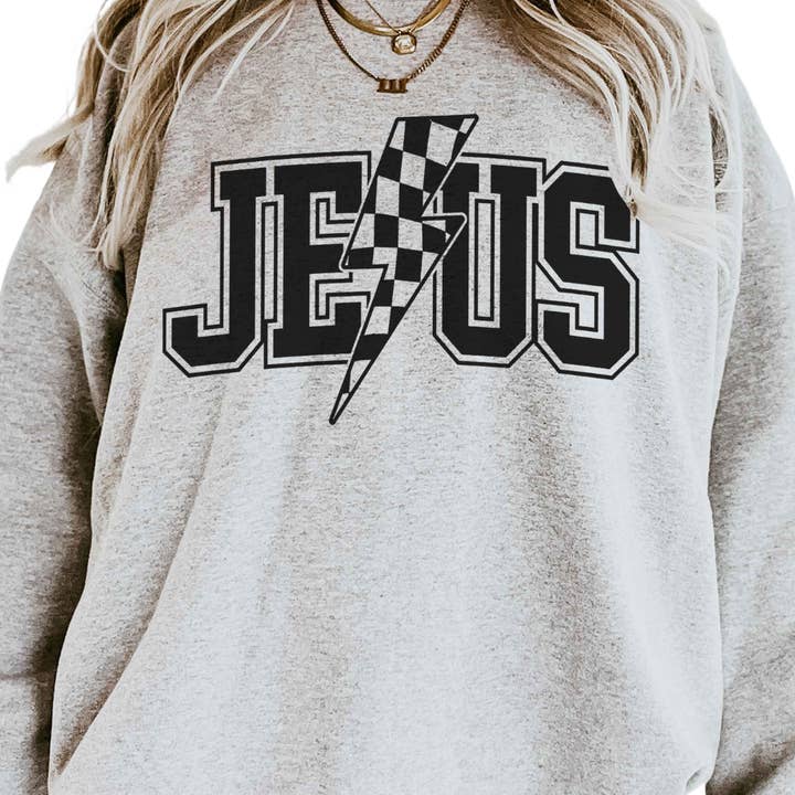 Jesus Crewneck Sweatshirt for wholesale by Brandy & Daisy's Boutique