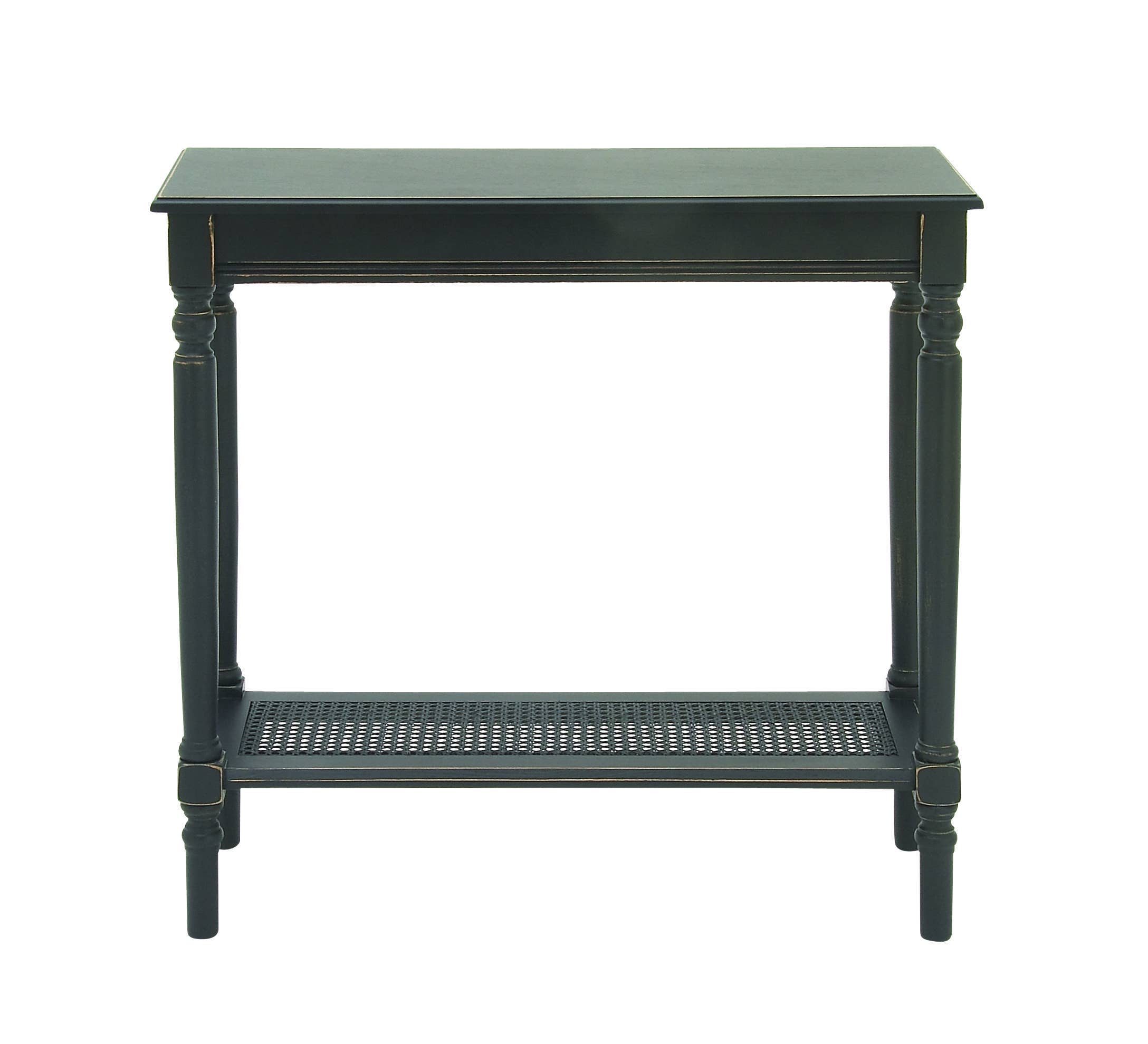 Deco Marché - Wholesale Console Table - Traditional Black Wooden Console Table