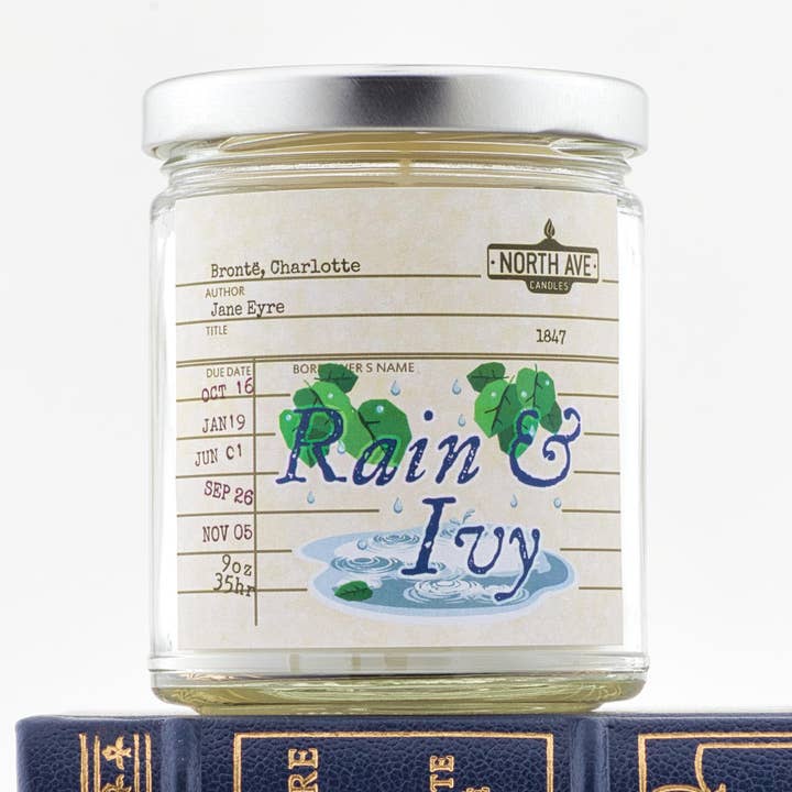 Book Candle / Jane Eyre / bookstore sidelines for wholesale by North Ave Candles