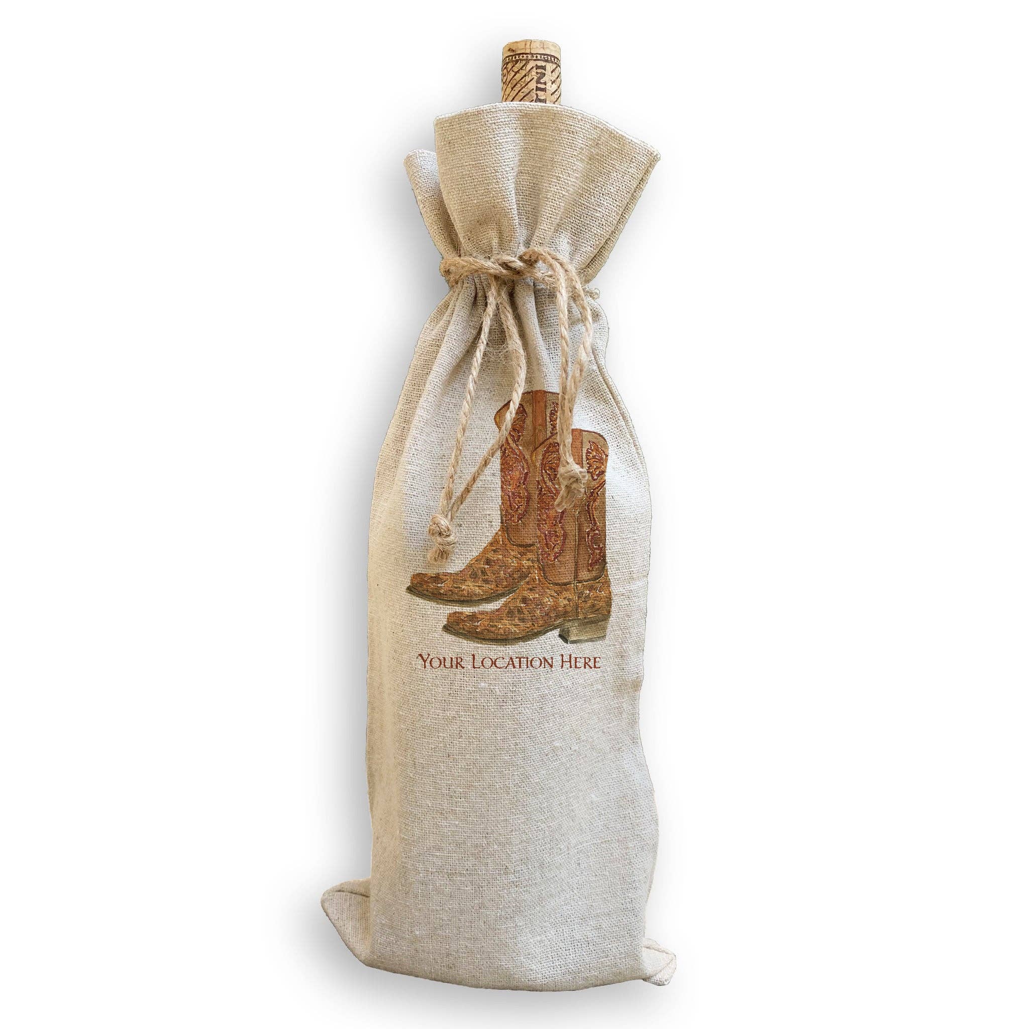 French Graffiti – Engroshandel Viskestykke – Brune cowboystøvler med placering3