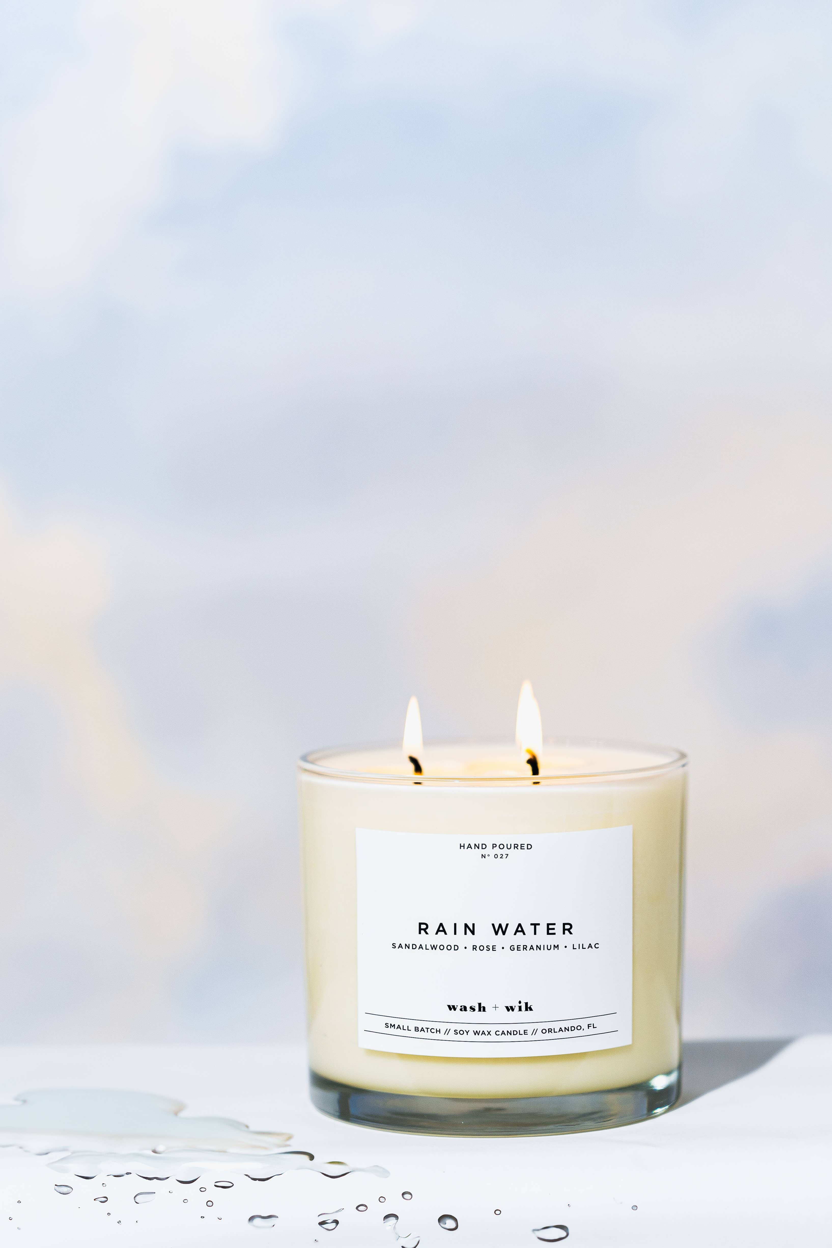 Wash and Wik - Wholesale Jar/Filled Candle - 3 Wick - 35oz Vessel - 2 Pound Soy Wax Candle by Wash + Wik29