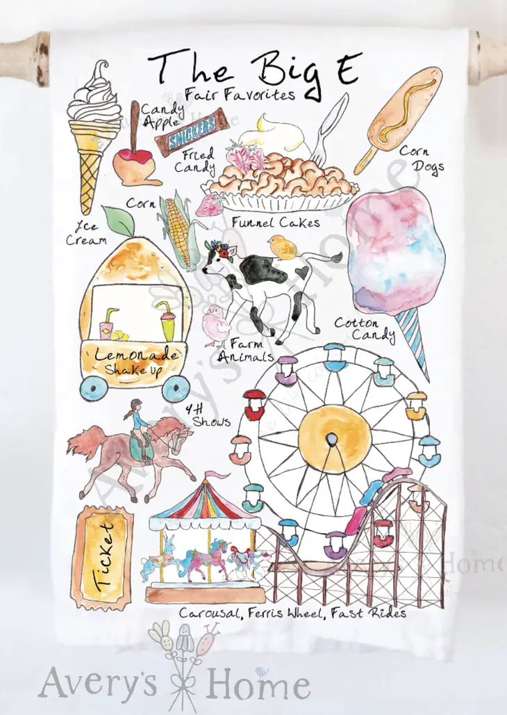 Avery's Home - Wholesale Tea Towel - State or County Fair Favorites Customizable Tea Towel2