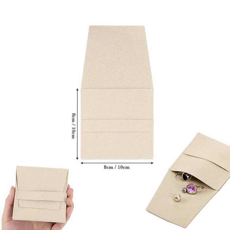 AMORINO SRL – wholesale Presentpåse – MIKROFIBERFODRAL MED FLIK FÖR SMYCKEN - CK2464B752/B7531