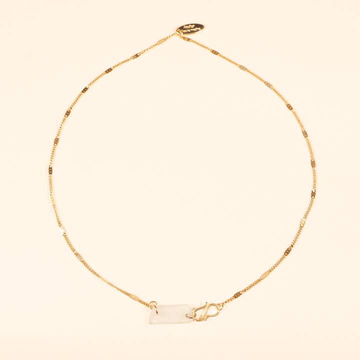 Collier SSS verre pour la vente par Atelier Deux Mains