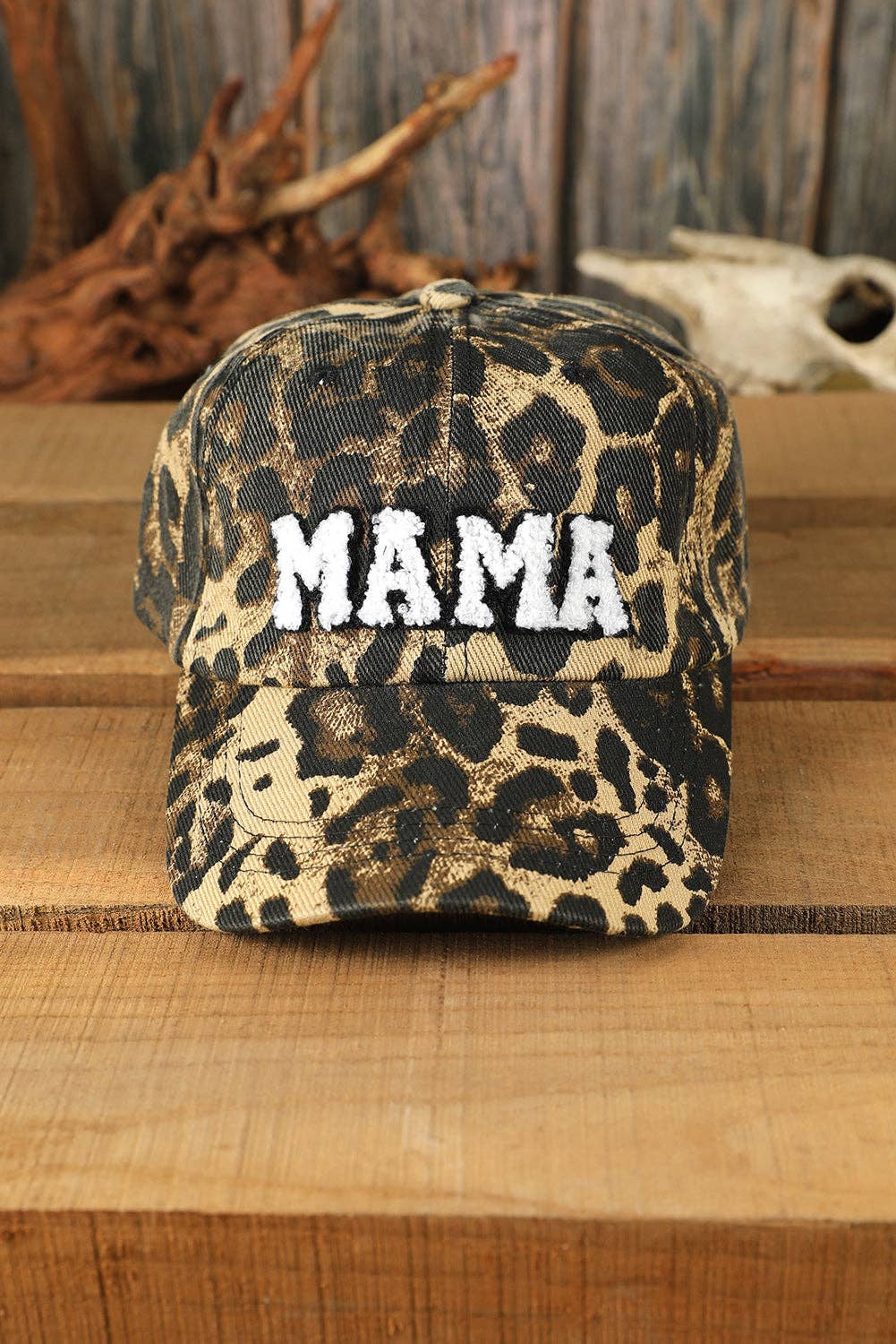 Leopard MAMA Baseball Cap for wholesale on Faire3