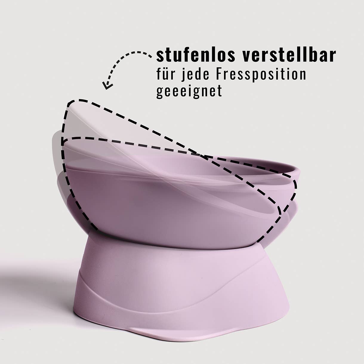 ne&no - Wholesale Pet Bowl - Cat/Dog - ne&no® Elevated Silicone Cat Bowl + Adjustable Tilt8