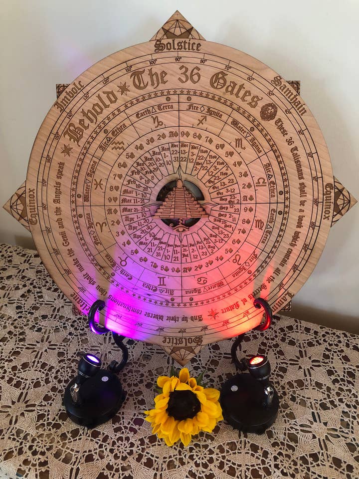 36 Gates Astrological Clock - Timepiece for the New World for wholesale by Ana Cortez