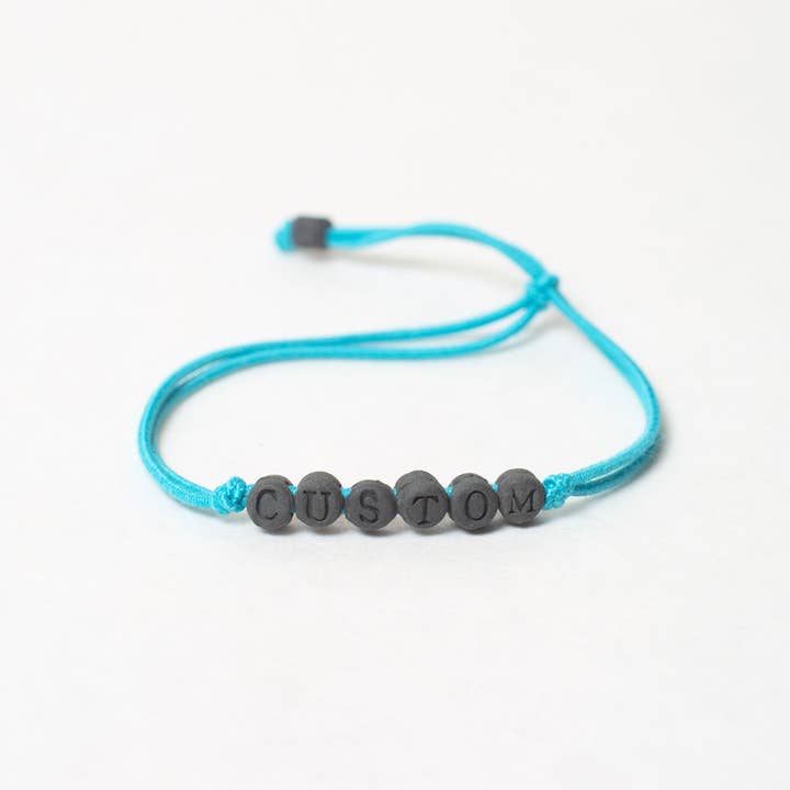 Braccialetti dell'Amicizia ECLIPSE Personalizzati su Corda Elastica per la vendita all'ingrosso da parte di MudLOVE