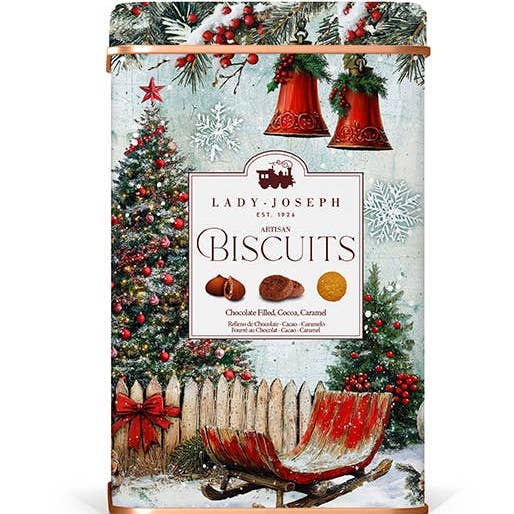 Lady Joseph Bakery - Wholesale Cookie - Christmas Biscuits Assortment. Xmas gift vegan tin