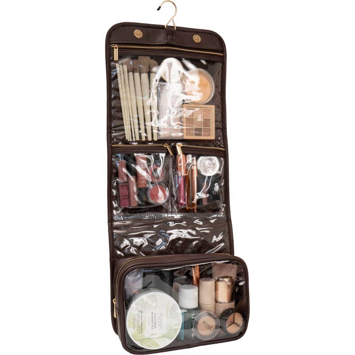 Magid – wholesale Toiletry bag – women's – Joan & David The Teardrop Quilted Roll Hanging Toiletry Bag12