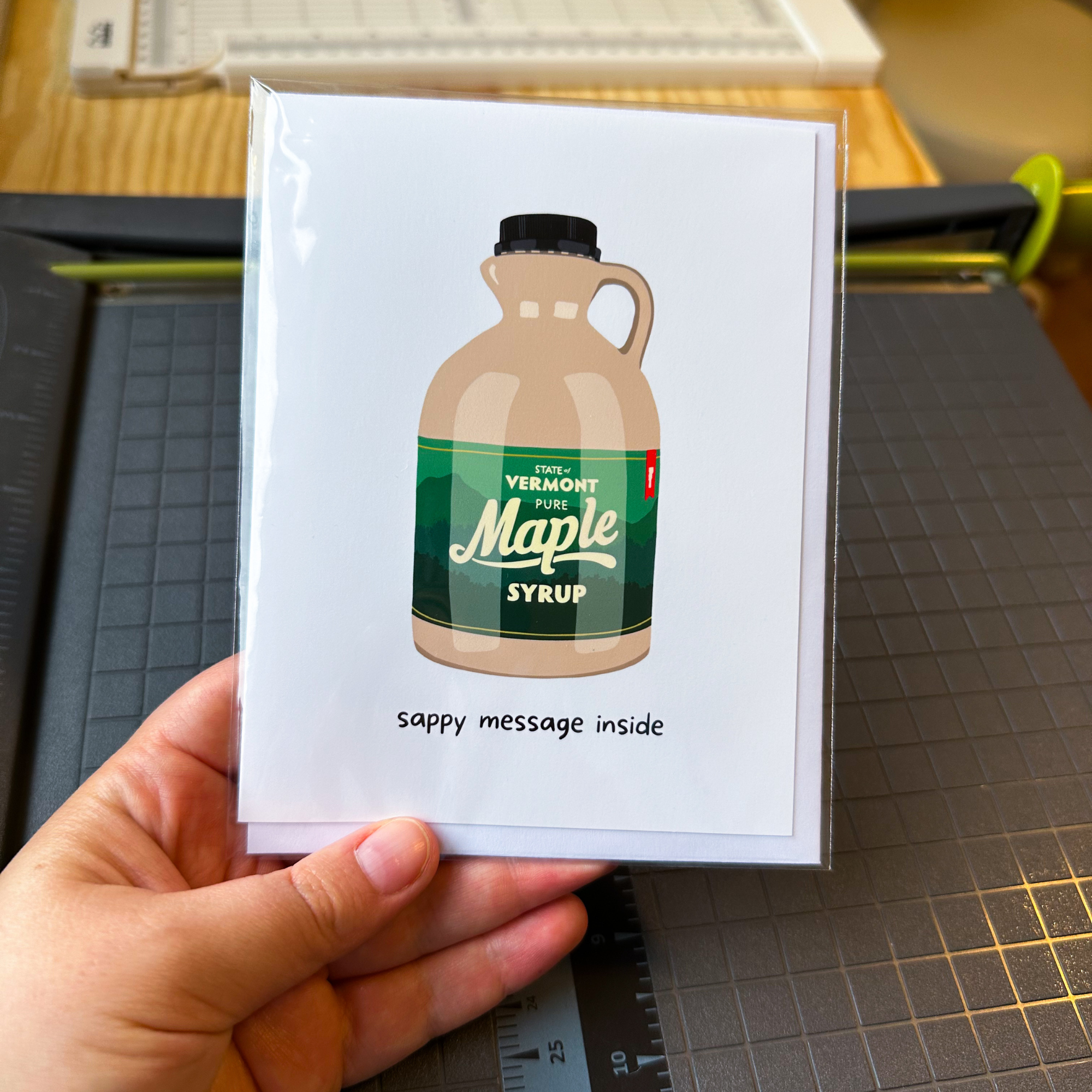 Hi From Studio - Wholesale Everyday Greeting Card - Sappy Message Inside Greeting Card 1