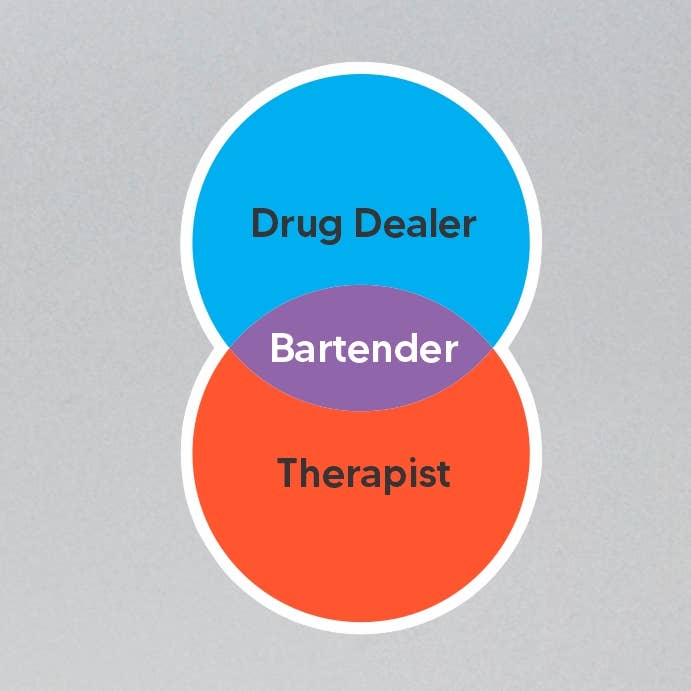 Bartender Sticker for wholesale by Lunch Box Stickers