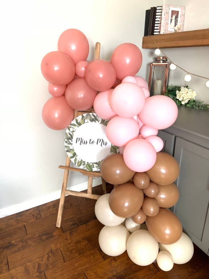 Hullaballoons - Wholesale DIY Craft Kit - Boho Balloon Garland Kit | 4-Foot DIY Balloon Garland Kit8