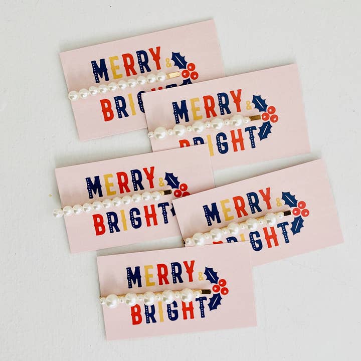 Tiny Gift Society - Wholesale Hair Clip - Women's - Merry & Bright Pearl Clip