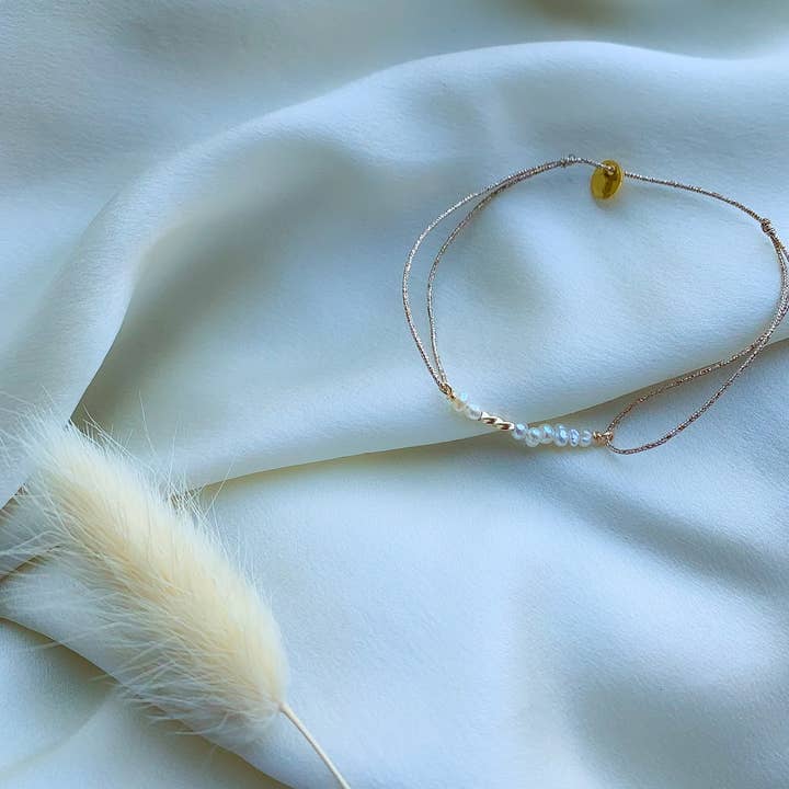 Sophie Deschamps Bijoux - Wholesale Beaded Bracelet - Bora Bora Freshwater Pearl Bracelet (BTA7)1