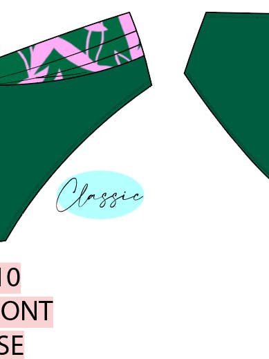 Dam Bikinitrosa - Mörkgrön för wholesale av Cupshe