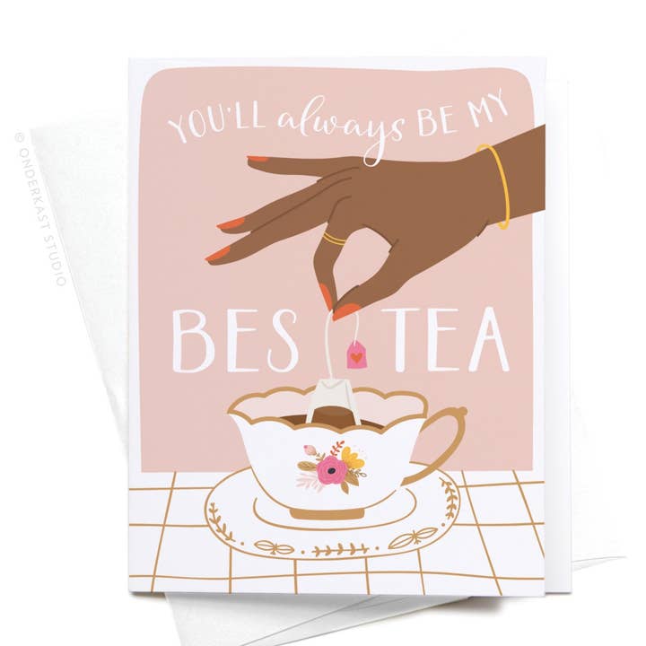 Onderkast Studio - Wholesale Love Card - You’ll Always Be My Bestea Greeting Card