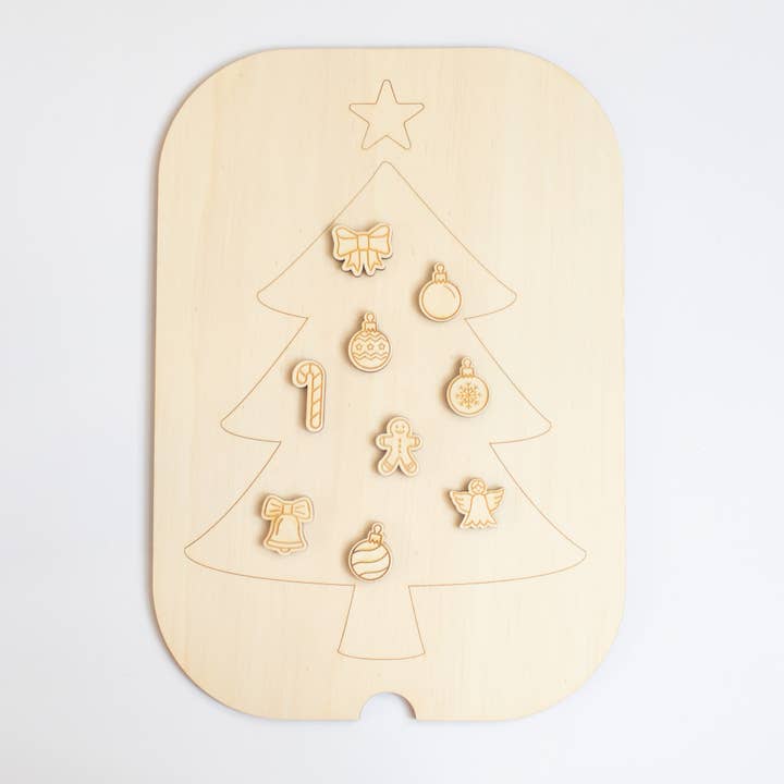 Trofast insert - Abstract Christmas tree with or without ornaments for wholesale by Studio de Rijk