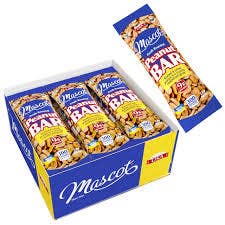 Long Island Candy Factory - Wholesale Nuts - Mascot Peanut Bar Fresh Roasted 12 Count 2.2 Ounce Each