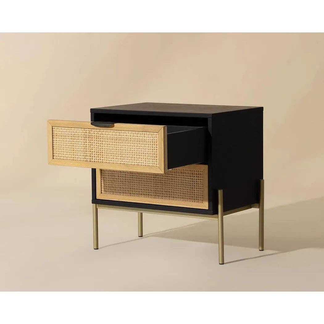 LOOMLAN - Wholesale Bedroom Furniture - Avida Wooden Iron Nightstand11