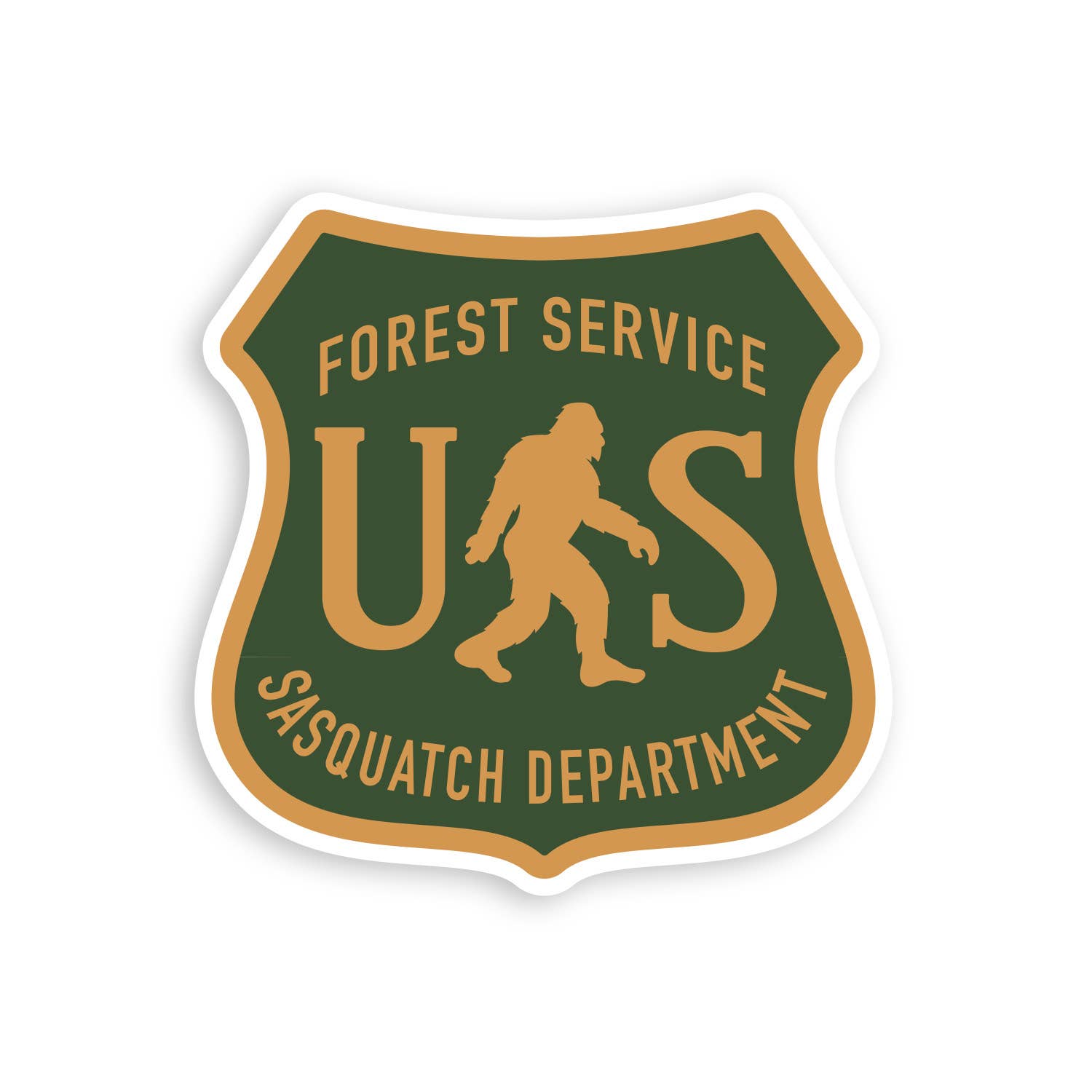 Squatchy - Wholesale Sticker - US Sasquatch Department Sticker