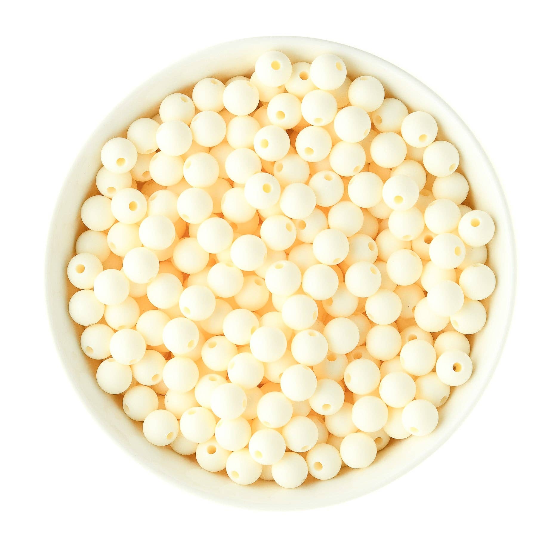 Cara & Co Silicone Craft Supply – Missangas por atacado – Contas redondas de silicone de 9 mm19