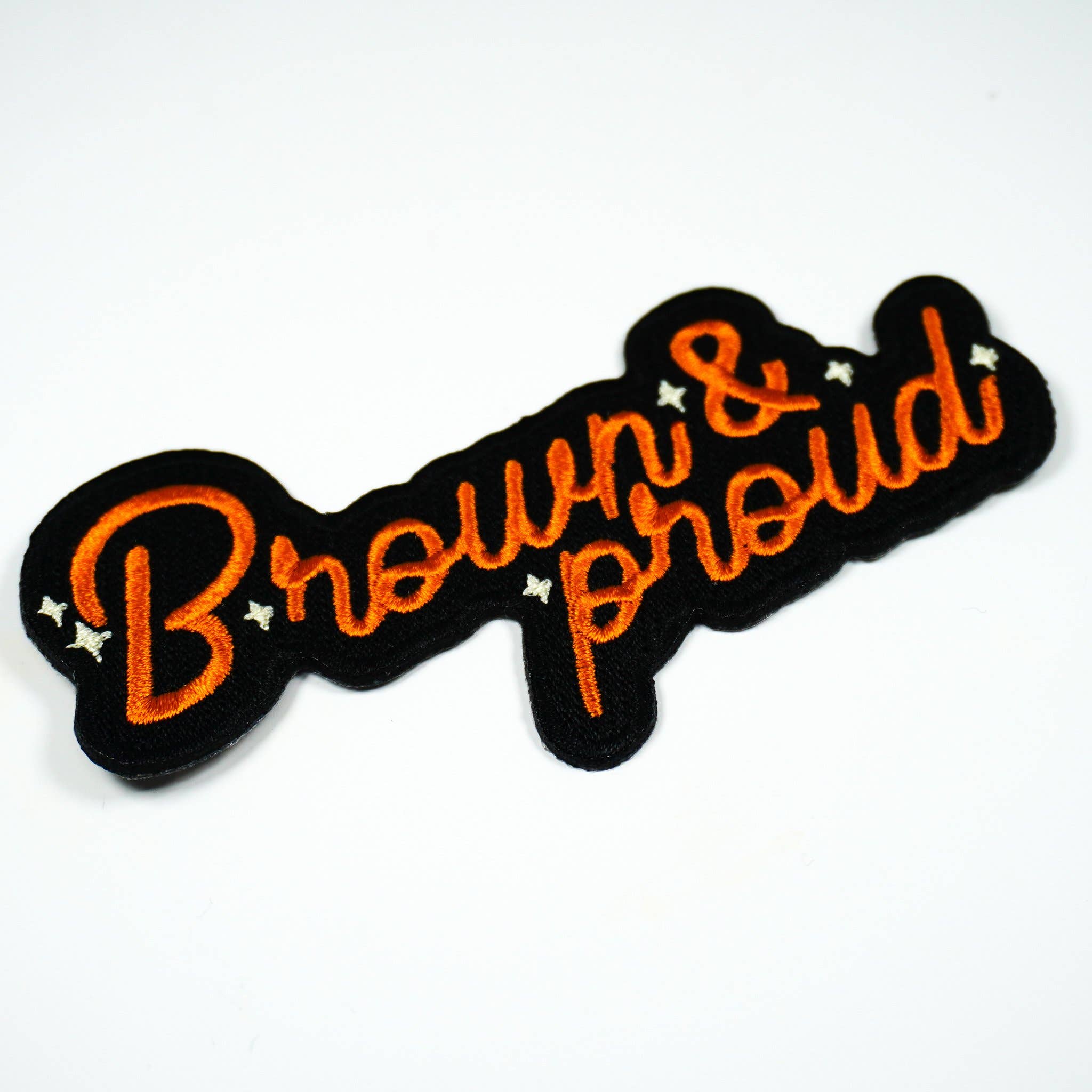 PARTIMEWORKS – Emblema por atacado – Patch marrom e orgulhoso2