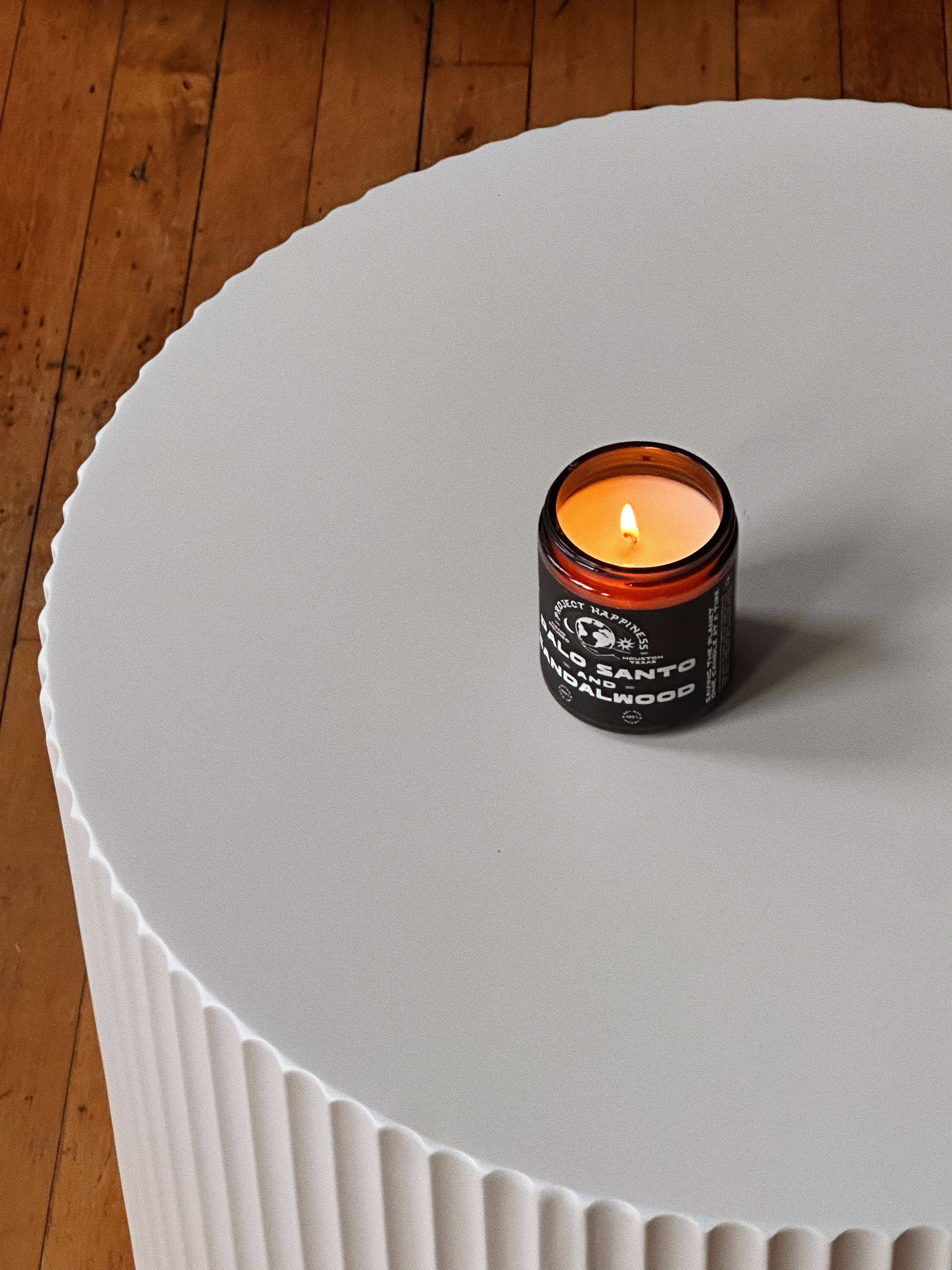 Project Happiness Candle Co. - Wholesale Jar/Filled Candle - Palo Santo and Sandalwood Soy Candle - 8oz11