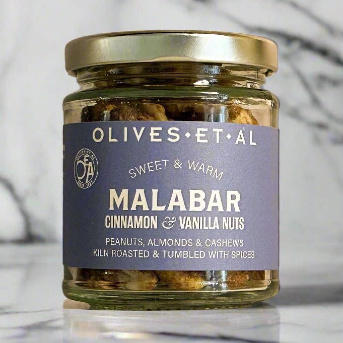 Malabar Canela e Baunilha Misturadas de Nozes para Cestos e Presentes por atacado de Olives Et Al