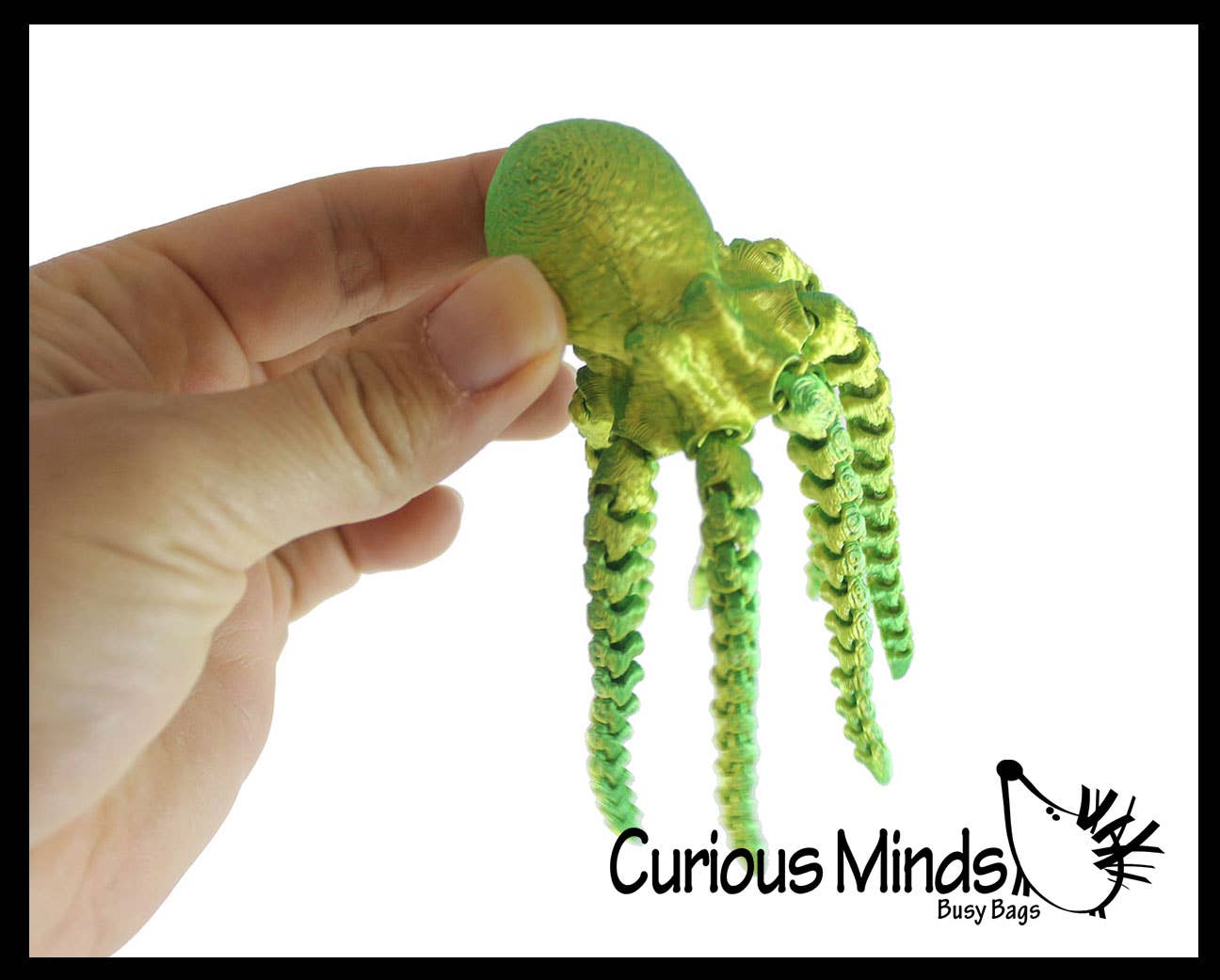 Curious Minds Toys - Wholesale Fidget Toy - Kids - 1 - 3D Printed Octopus Wiggle Articulated Jointed Moving Fid3