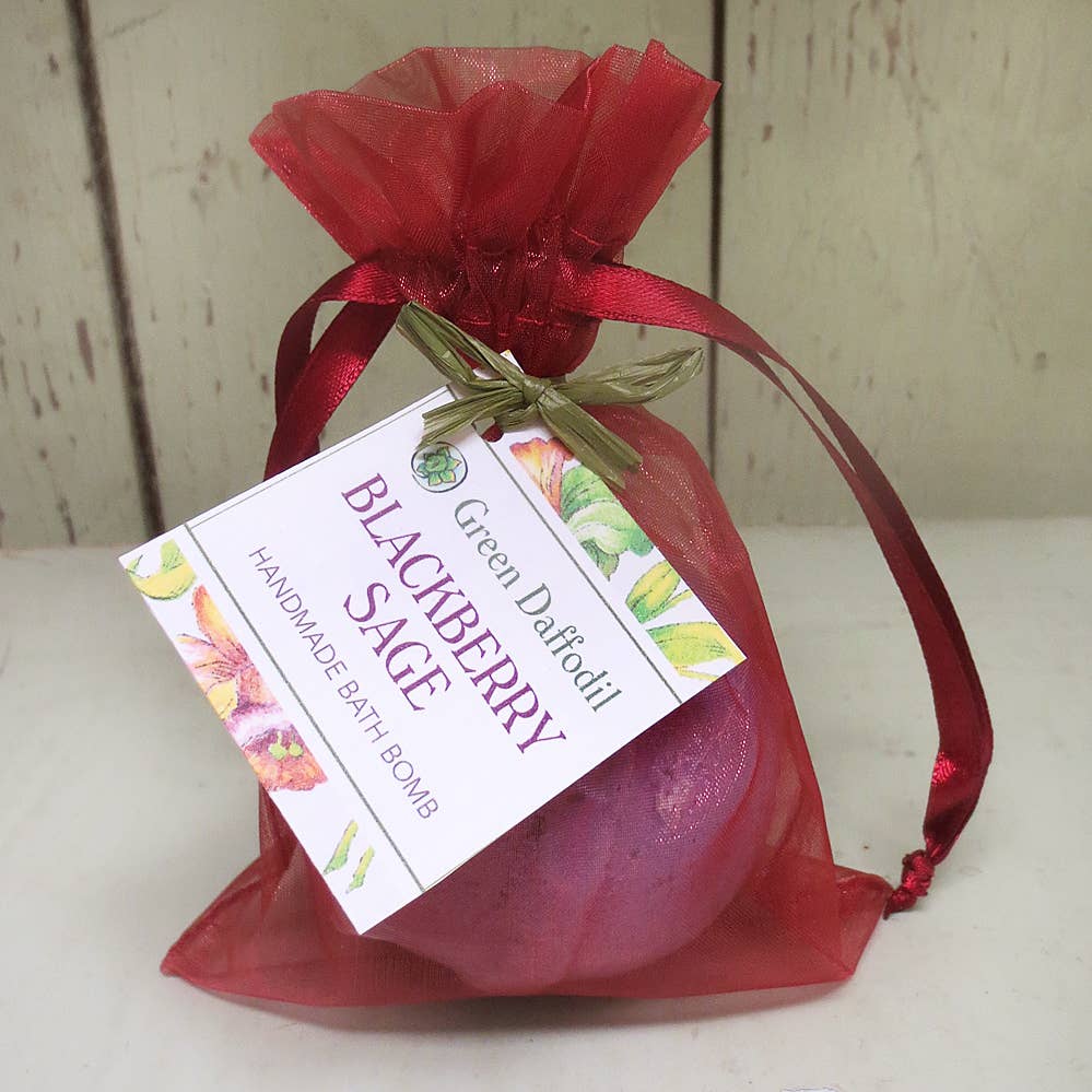 Green Daffodil Bath & Body - Wholesale Bath Bomb/Fizz - Blackberry Sage Bath Bombs - Fruity1