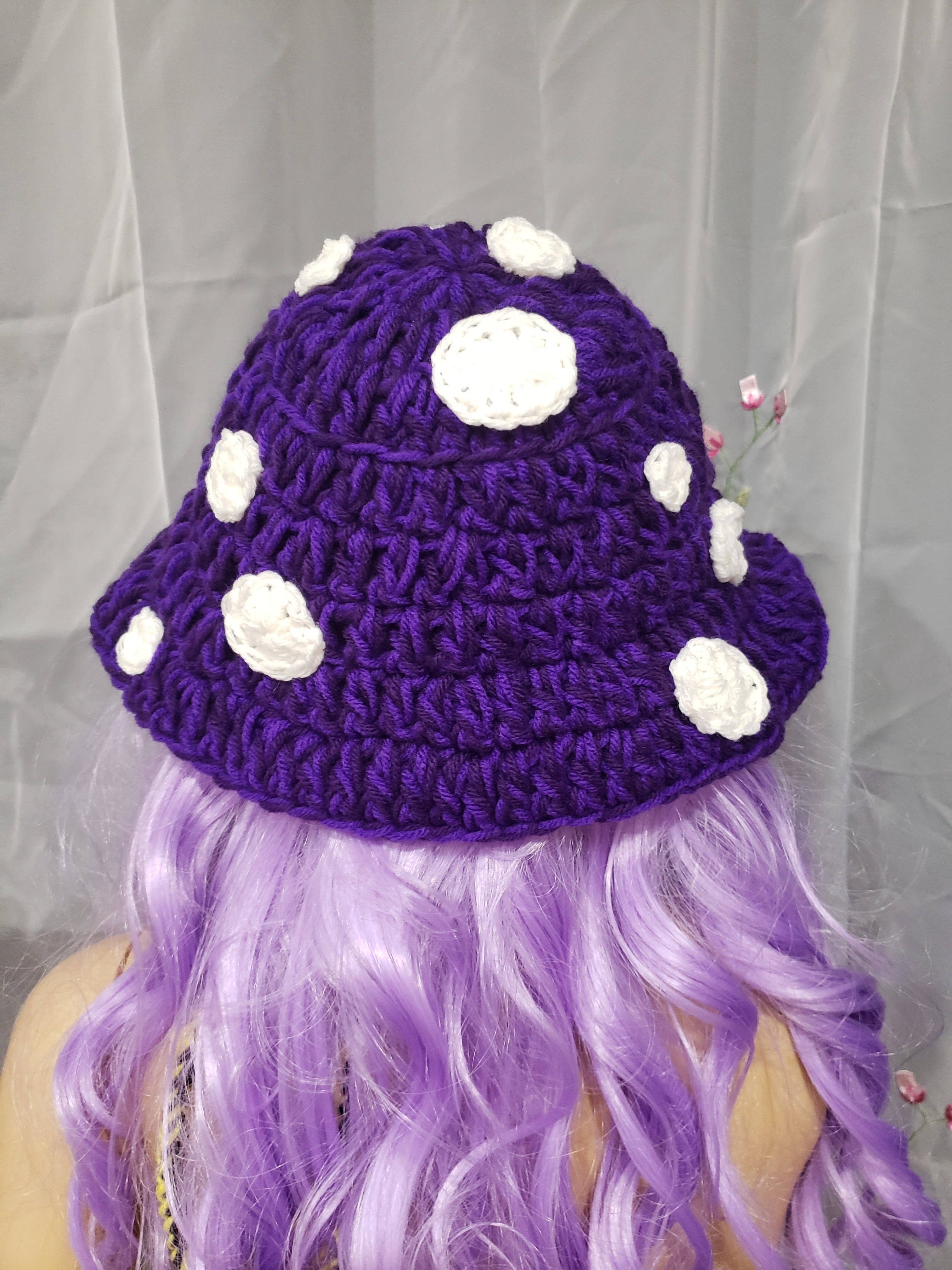 A Creative Wonderland - Wholesale Bucket Hat - Women's - Purple Toadstool Bucket Hat (Ready to Ship)1