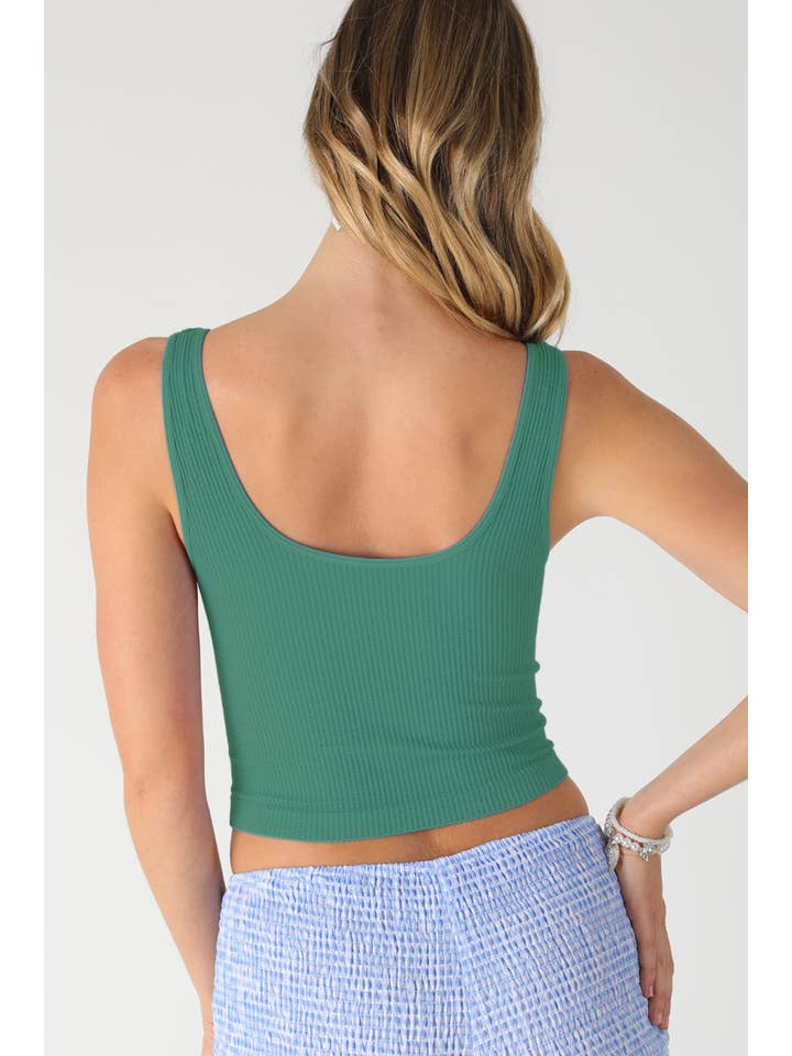 NIKIBIKI - Vente Haut en maille – femme - NS8152 - Crop top côtelé réversible37