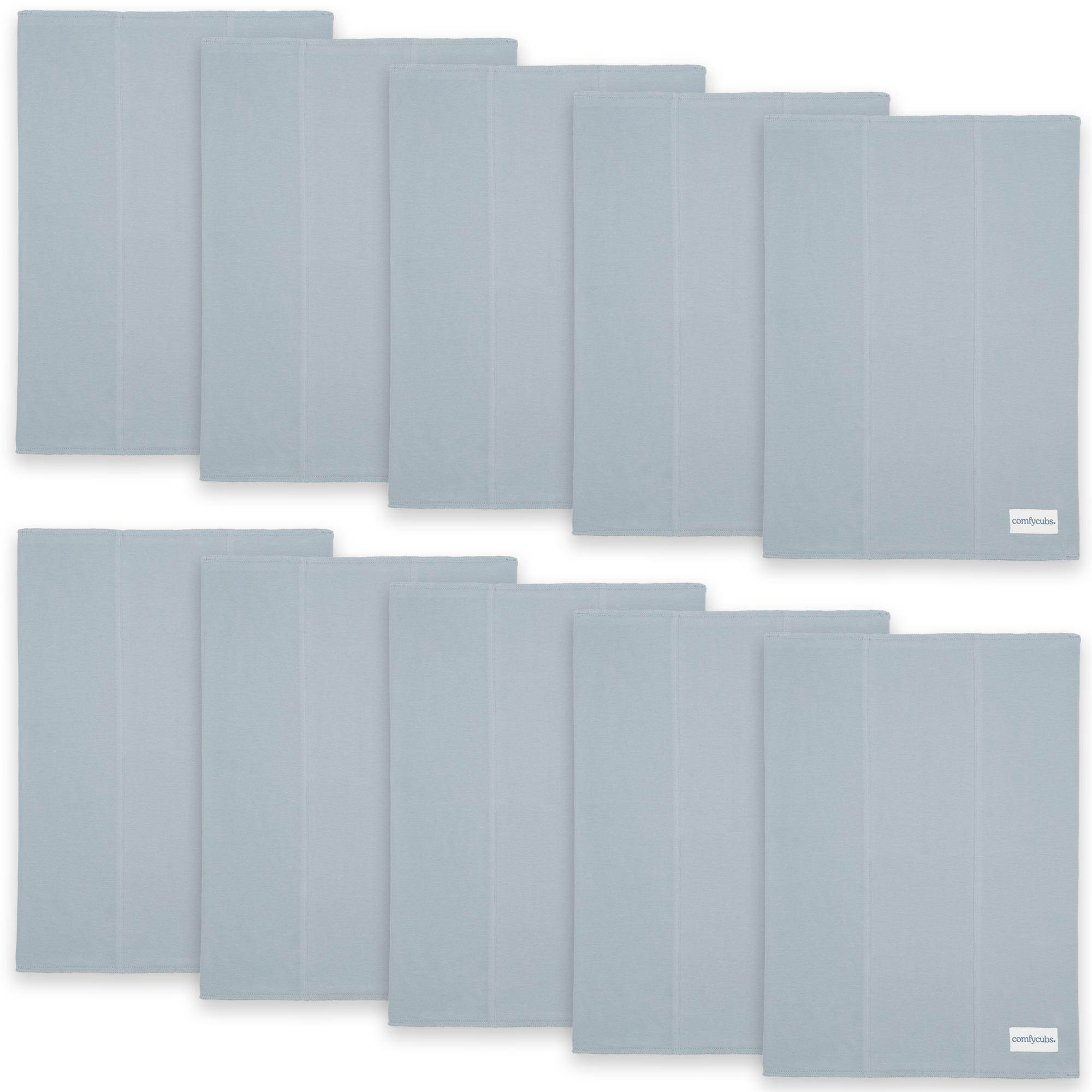 Comfy Cubs - Wholesale Burp Cloth - Baby - Baby Burp Cloths Set, Large 6-Layer, 100% Cotton Comfy Cubs5