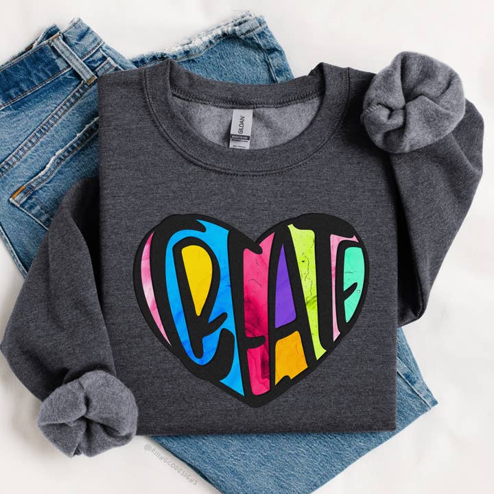 Create Sweatshirt for wholesale by Kiiing & Co. Designs