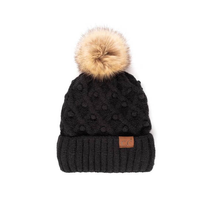 Hana – Engroshandel Beanie - Dame – C.C Bobble Beanie Hat1