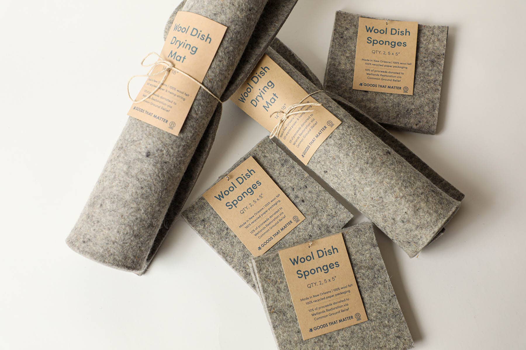 Goods That Matter - Wholesale Cleaning Sponge - Wool Eco Dish Sponges - Gives to Wetland Restoration4